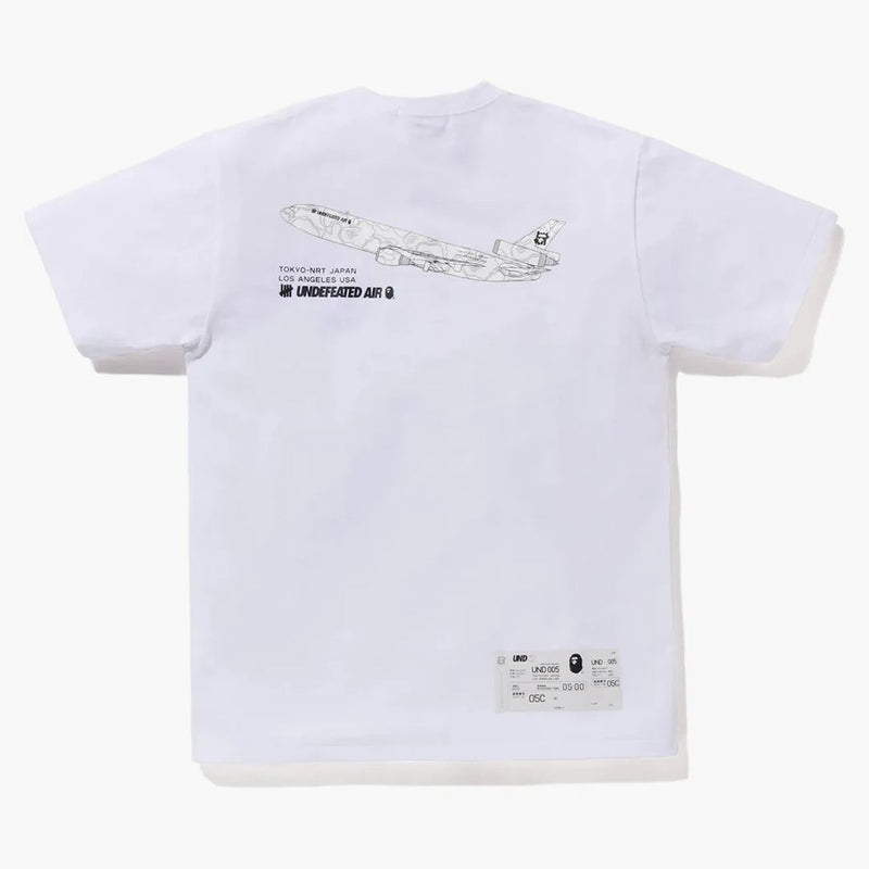 Bape X undefeated 005 tea (FW22) White Navy