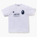 Bape X Undefeated 005 Tee (fw22) White Navy