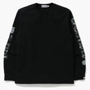 BAPE X neporažený 1 čaj s dlouhým rukávem černý