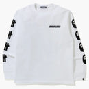 Bape X Undefeated 2 Long Sleeve Tea White