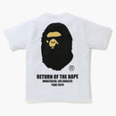 Bape X Undefeated Ape Head Tee White