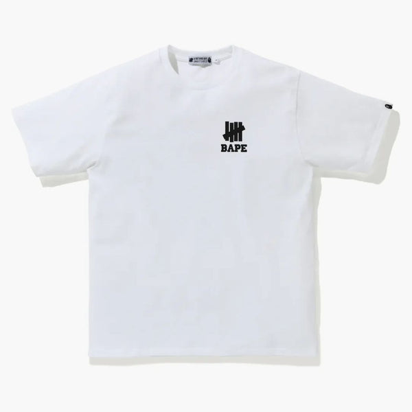 Bape X undefeated Ape Head Tee White