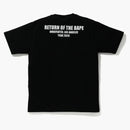 Bape X Undefeated College Tee Black