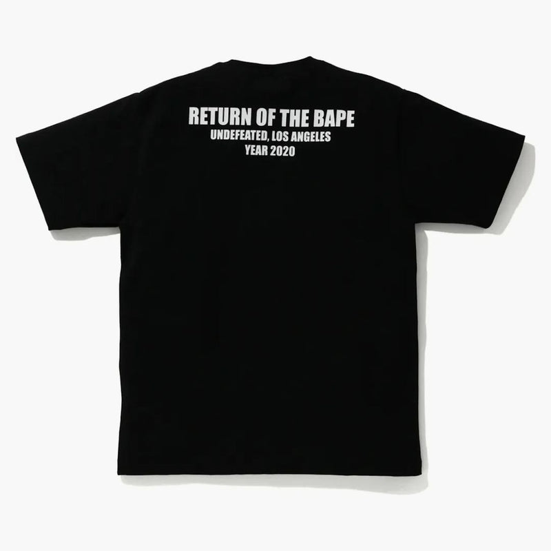 Bape x undefeated college tea black
