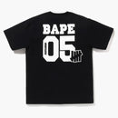 BAPE X neporažený vysokoškolský čaj (FW22) Černý