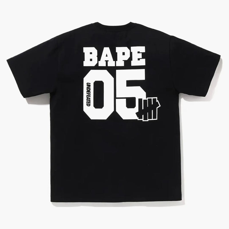 Bape X undefeated College Tea (FW22) Black
