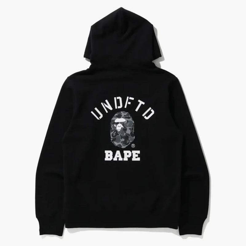 Bape x undefeated sweater hoodie black