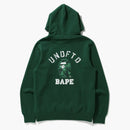 Bape x undefeated sweater hoodie green