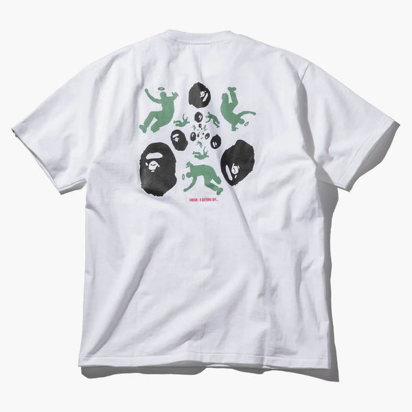 Bape X Union 30th Anniversary Tee White