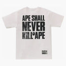 BAPE X Union Pigment teñido Staee White