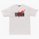 BAPE X Union Pigment teñido Staee White