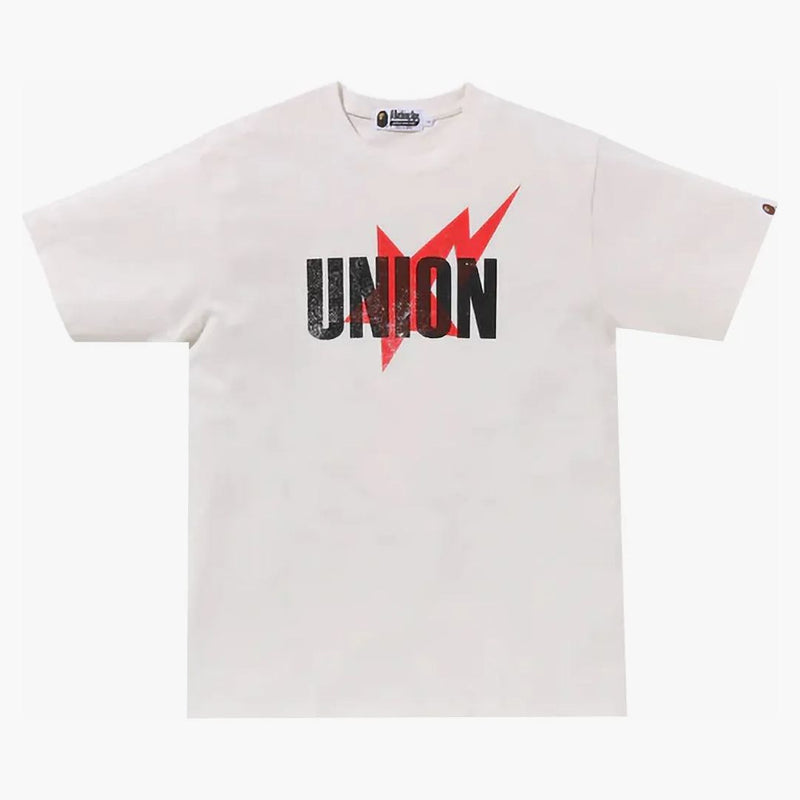 Bape X Union Pigment Dyed Sta Tee White