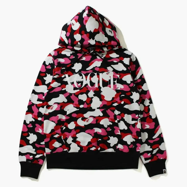 Bape X Vogue Abc Camo sweater Hoodie Black Pink White