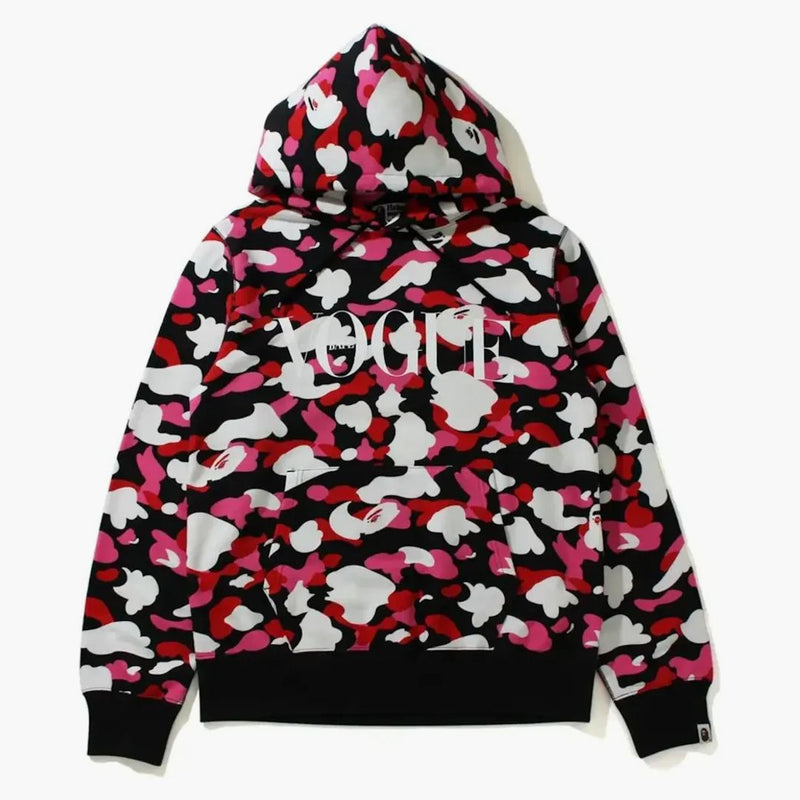 Bape X Vogue Abc Camo sweater Hoodie Black Pink White