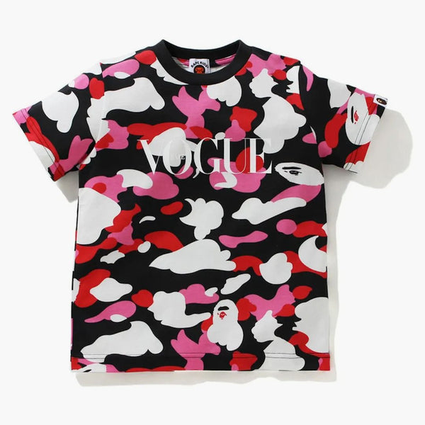 Bape X Vogue Abc Camo Tea (Kids) Black Pink White