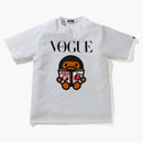 Bape X Vogue Baby Milo Tee White