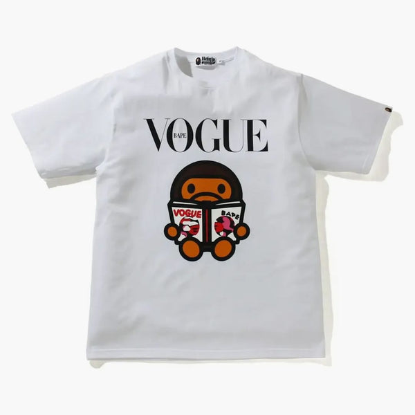 Bape X Vogue Baby Milo Tee White