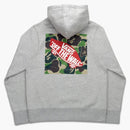 Bape x vans sweater fleece hoodie Ash Heather