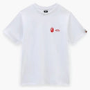 BAPE X VANS SK8 HI TEE WHITE