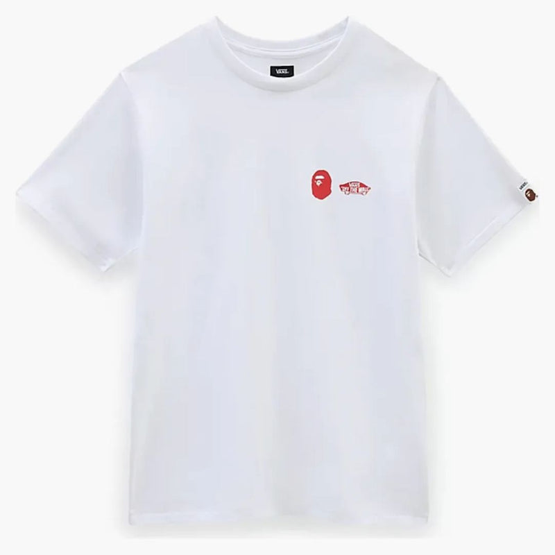 Bape X Vans Sk8 Hi Tee White