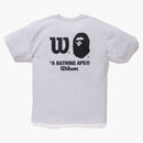 Bape X Wilson Ape Head Tee White