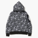 Bape X Xbox Camo Full Zip Hoodie Black