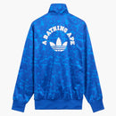 Bape X Adidas All Over Print Sstr Track Jacket Blue