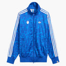 Bape X Adidas All Over Print Sstr Track Jacket Blue