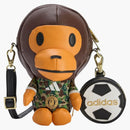Bape X Adidas Baby Milo Shoulder Bag Brown