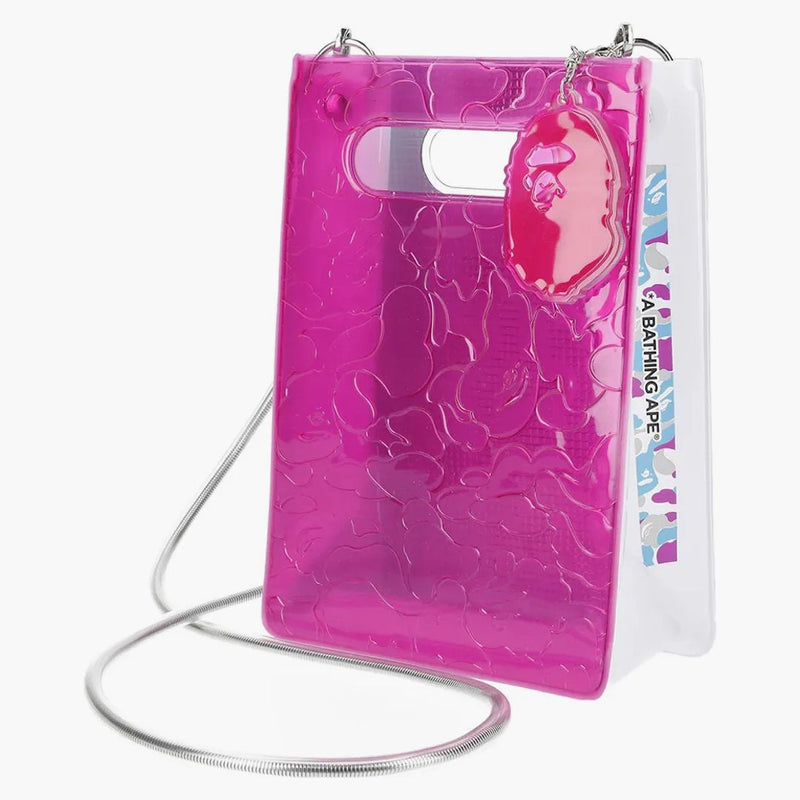 Bape x nana-nana a5 vertical bag purple yokohama store exclusive