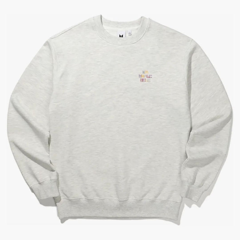 Bts X Mcdonald's Crewneck Sweatshirt Light Grey