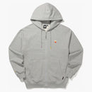 BTS X McDonald's Logo Zip Up Hoodie Grey