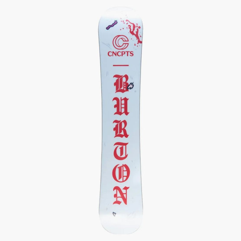 Burton X Todd Bratrud X Cncpts Knight Snowboard (158) White/Red