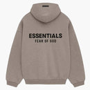 Fear Of God Essentials Fleece Hoodie (fw24) Heather Gray