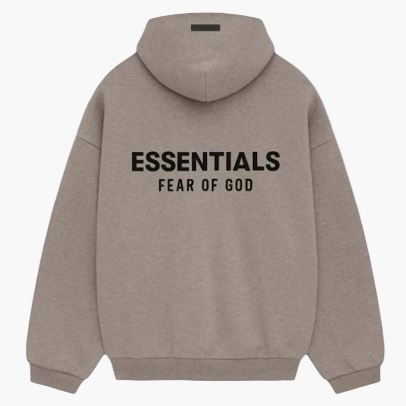 Fear Of God Essentials Fleece Hoodie (FW24) Heather Gray
