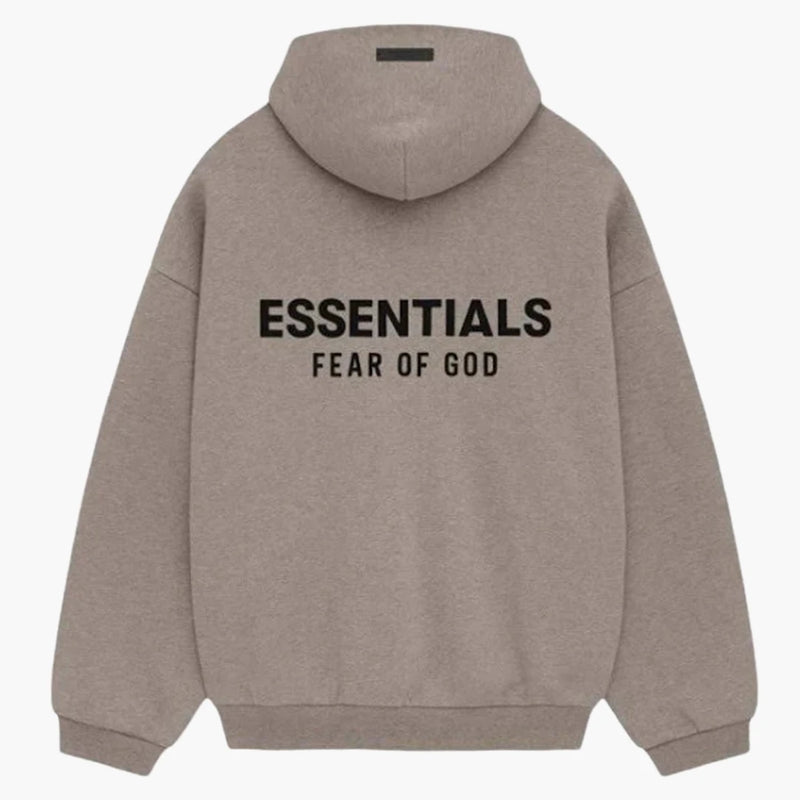 Fear Of God Essentials Fleece Hoodie (fw24) Heather Gray