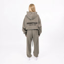 Fear of God Essentials Fleece (FW24) Heather Gray - Set (Hoodie & Sweatpant)