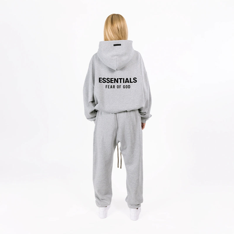 Fear Of God Essentials Fleece Hoodie Light Heather Gray
