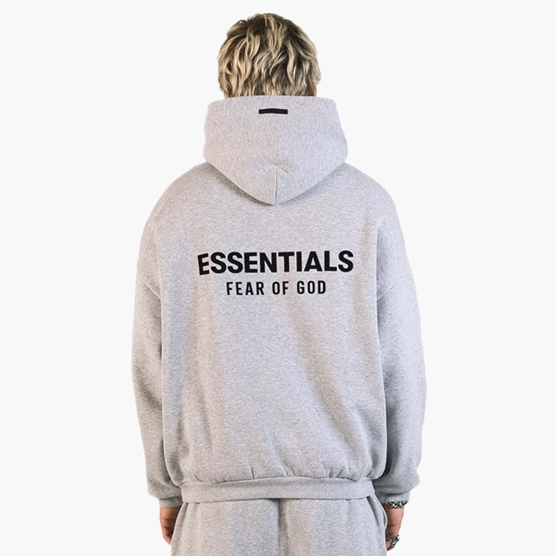 Fear Of God Essentials Fleece Hoodie Light Heather Gray