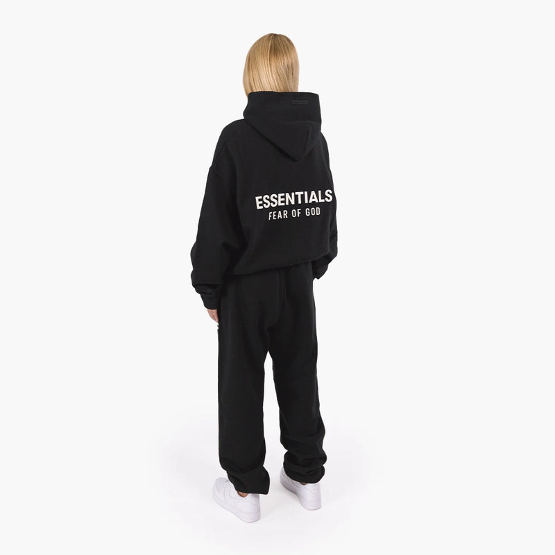 Fear Of God Essentials Fleece Hoodie (fw24) Black