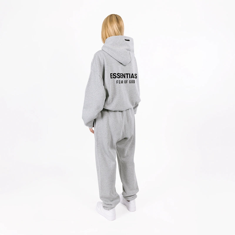 Fear Of God Essentials Fleece Hoodie Light Heather Gray