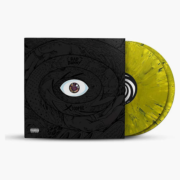 Bad Bunny X100pre 2xlp Vinyl Yellow Splatter