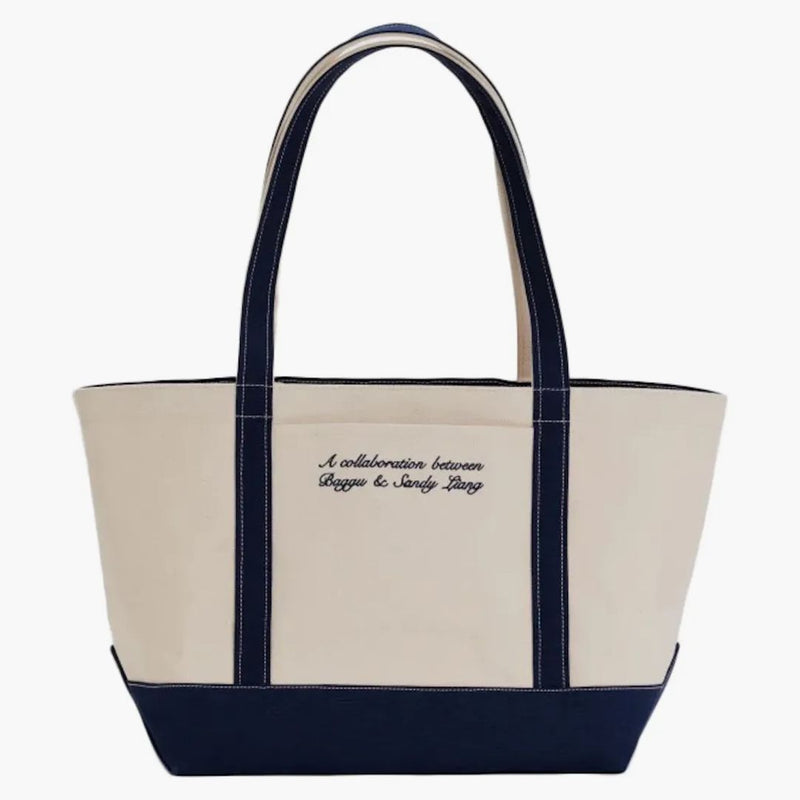 Baggu X Sandy Liang Barco mediano Beige muerto