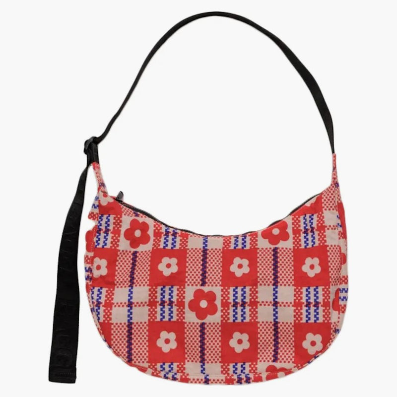 Baggu X Sandy Liang Medium Nylon Crescent Red