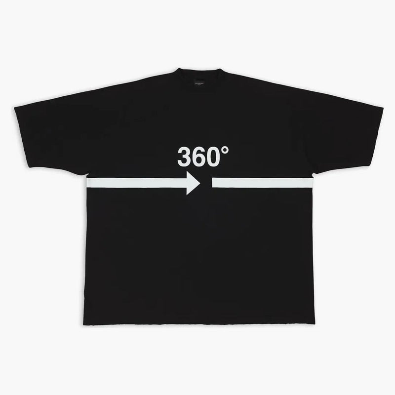 Balenciaga 360 Tubular Oversized T-Shirt Black