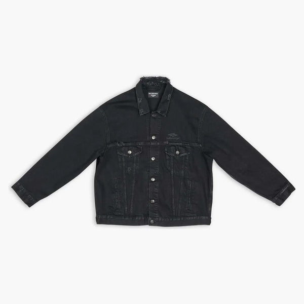 Balenciaga 3b Sports Icon Large Fit Jacket Black