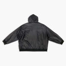 Balenciaga 3b Sports Icon Padded Zip-Up Hoodie Black