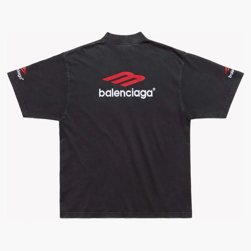 Balenciaga 3b Sports Icon T-Shirt Black/Red/White