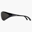 Balenciaga 90s Oval Sunglasses Black (745069T00071000)