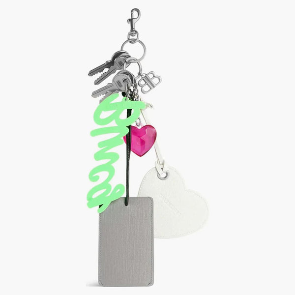 Balenciaga Aki Keychain Multicolored